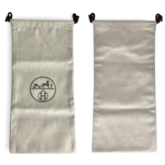 Hermès Herringbone Dust Bag – SLG & Accessory Size – Collector Grade - Picture 5 of 11